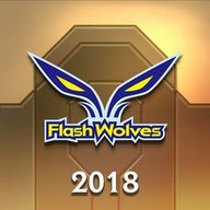 Biểu Tượng CKTG 2018 Flash Wolves (Vàng)