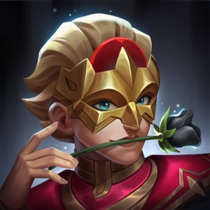 Biểu Tượng Khung Ezreal Mặt Nạ Hoa Hồng Đen
