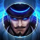 Biểu Tượng Đa Sắc Twisted Fate Vũ Khí Tối Thượng